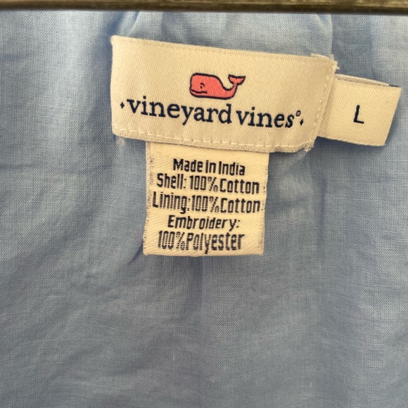 Vineyard Vines Tunic top with Embroidery, size L - Picture 3 of 4